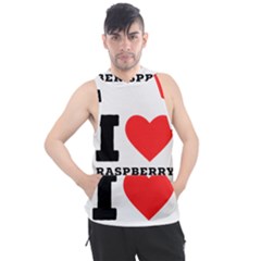 I Love Raspberry Men s Sleeveless Hoodie by ilovewhateva