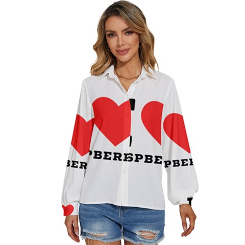 I Love Raspberry Women s Long Sleeve Button Up Shirt by ilovewhateva