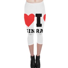 I Love Raisin  Capri Leggings  by ilovewhateva