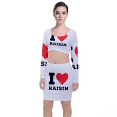 I Love Raisin  Top And Skirt Sets by ilovewhateva