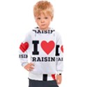 I love raisin  Kids  Hooded Pullover View1