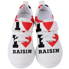 I Love Raisin  Women s Velcro Strap Shoes by ilovewhateva