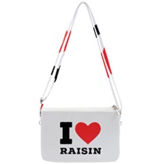 I Love Raisin  Double Gusset Crossbody Bag by ilovewhateva