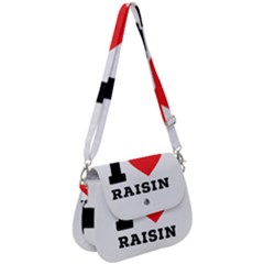 I Love Raisin  Saddle Handbag by ilovewhateva