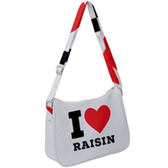 I Love Raisin  Zip Up Shoulder Bag by ilovewhateva