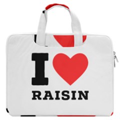 I Love Raisin  Macbook Pro 16  Double Pocket Laptop Bag  by ilovewhateva