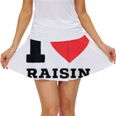 I Love Raisin  Women s Skort