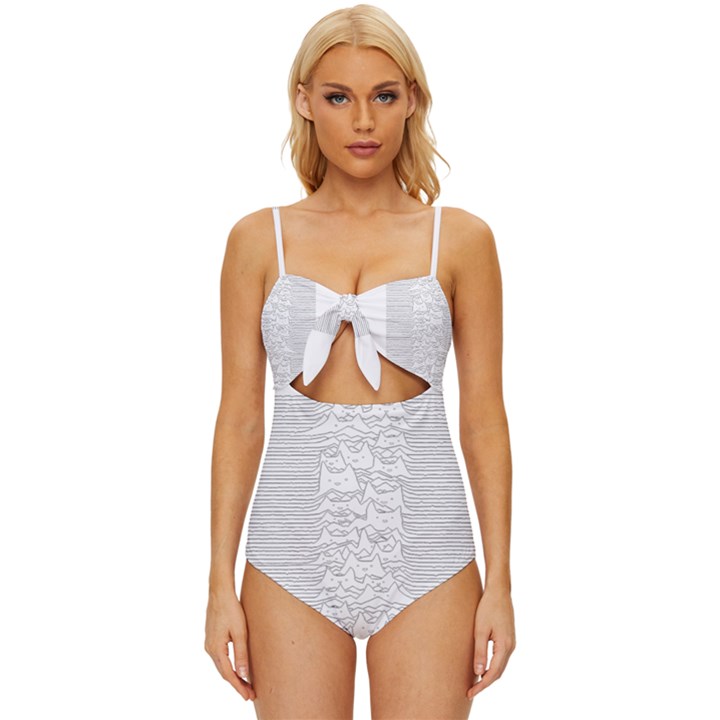 Furr Division Knot Front One-Piece Swimsuit