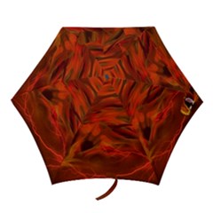 Fire Lion Flames Light Mystical Dangerous Wild Mini Folding Umbrellas by Mog4mog4