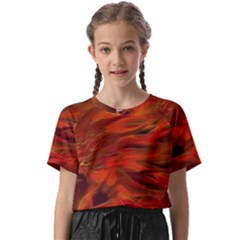 Fire Lion Flames Light Mystical Dangerous Wild Kids  Basic Tee by Mog4mog4