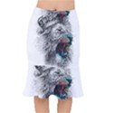 Lion King Head Short Mermaid Skirt View1