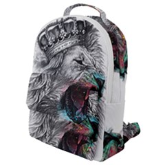 Lion King Head Flap Pocket Backpack (small) by Mog4mog4