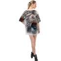 Lion King Head Oversized Chiffon Top View2