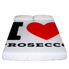 I Love Prosecco Fitted Sheet (king Size) by ilovewhateva