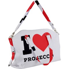 I Love Prosecco Canvas Crossbody Bag by ilovewhateva