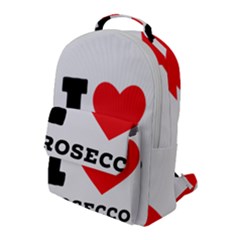 I Love Prosecco Flap Pocket Backpack (large) by ilovewhateva