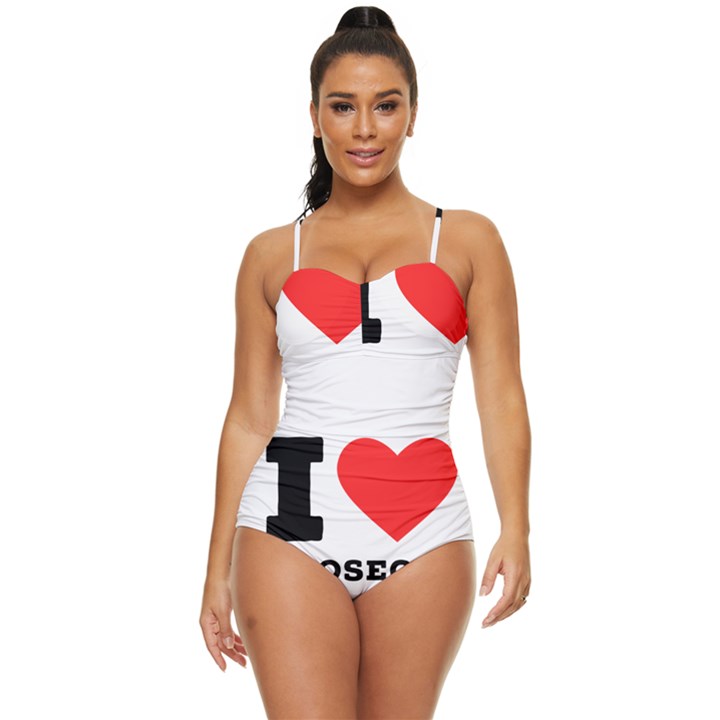 I love prosecco Retro Full Coverage Swimsuit