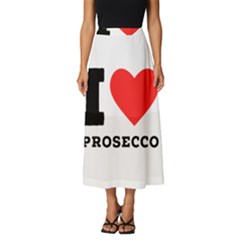 I Love Prosecco Classic Midi Chiffon Skirt by ilovewhateva