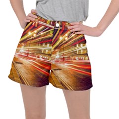 Telephone Booth Red London England Women s Ripstop Shorts by Mog4mog4