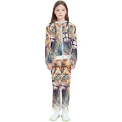 Lion Africa African Art Kids  Tracksuit