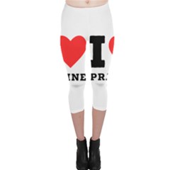 I Love Praline  Capri Leggings  by ilovewhateva