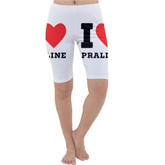 I Love Praline  Cropped Leggings  by ilovewhateva