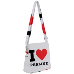 I Love Praline  Zipper Messenger Bag by ilovewhateva