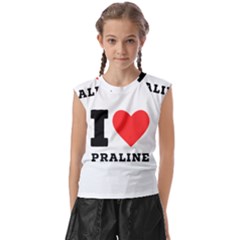 I Love Praline  Kids  Raglan Cap Sleeve Tee by ilovewhateva