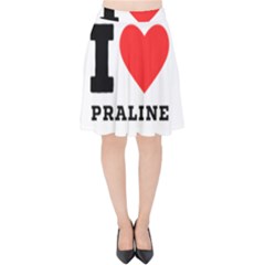 I Love Praline  Velvet High Waist Skirt by ilovewhateva