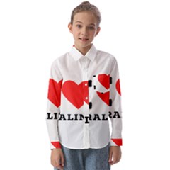 I Love Praline  Kids  Long Sleeve Shirt by ilovewhateva