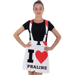 I Love Praline  Velvet Suspender Skater Skirt by ilovewhateva