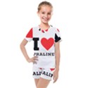 I love praline  Kids  Mesh Tee and Shorts Set View1