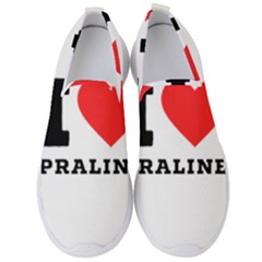 I Love Praline  Men s Slip On Sneakers by ilovewhateva