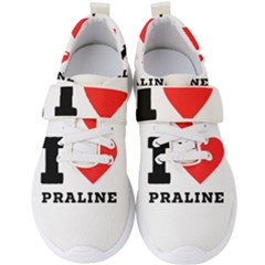 I Love Praline  Men s Velcro Strap Shoes by ilovewhateva