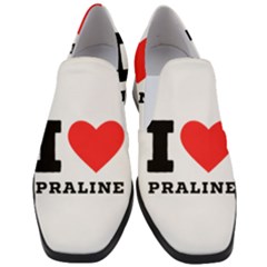 I Love Praline  Women Slip On Heel Loafers by ilovewhateva