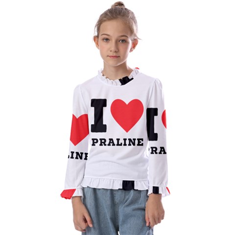 I Love Praline  Kids  Frill Detail Tee by ilovewhateva