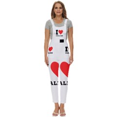 I Love Praline  Women s Pinafore Overalls Jumpsuit by ilovewhateva