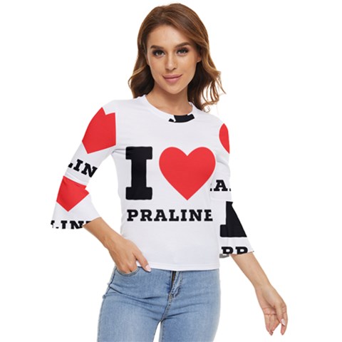 I Love Praline  Bell Sleeve Top by ilovewhateva