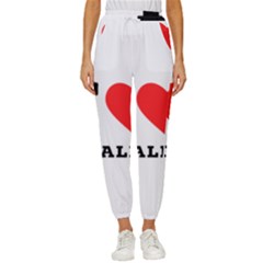 I Love Praline  Women s Cropped Drawstring Pants by ilovewhateva