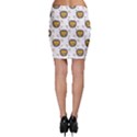 Lion Heads Pattern Design Doodle Bodycon Skirt View2