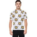 Lion Heads Pattern Design Doodle Men s Short Sleeve Rash Guard View1