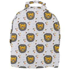 Lion Heads Pattern Design Doodle Mini Full Print Backpack by Mog4mog4