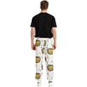 Lion Heads Pattern Design Doodle Men s Elastic Waist Pants View2