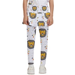 Lion Heads Pattern Design Doodle Kids  Skirted Pants