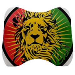 Lion Head Africa Rasta Velour Head Support Cushion by Mog4mog4