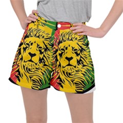 Lion Head Africa Rasta Women s Ripstop Shorts by Mog4mog4