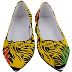 Lion Head Africa Rasta Women s Block Heels  by Mog4mog4