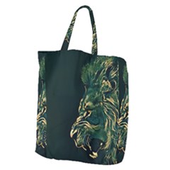 Angry Male Lion Giant Grocery Tote