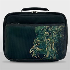 Angry Male Lion Lunch Bag