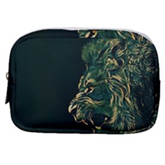 Angry Male Lion Make Up Pouch (small) by Mog4mog4